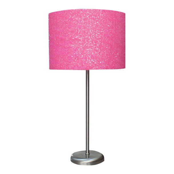 LÁMPARA DE MESA TEEN NEONGLITTER ROSA