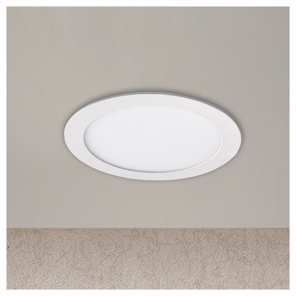 LUMINARIO LED FLAT PANEL EXTRA PLANO REDONDO BLANCO 3W