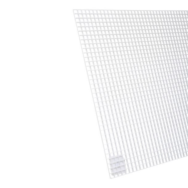 3/8 2 X 4 EGG CRATEWHITE LOUVERS 15 PIEZAS 1199233A