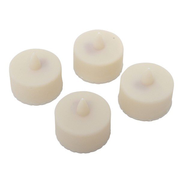 PAQUETE DE 4 VELITAS LED