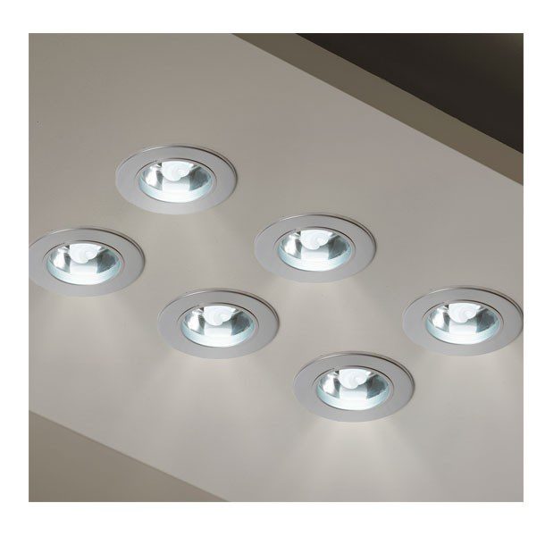 6PACK EMPOTRABLE HALOGENO DIRIGIBLE BCO