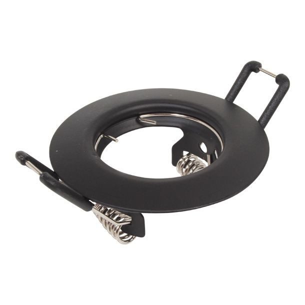 LUMINARIO EMPOTRADO GU4 MR11 NEGRO