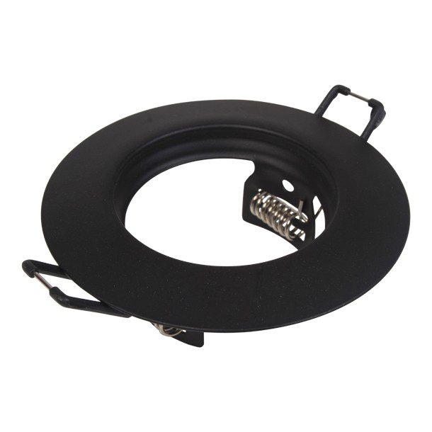 LUMINARIO EMPOTRADO FIJO MR16 NEGRO