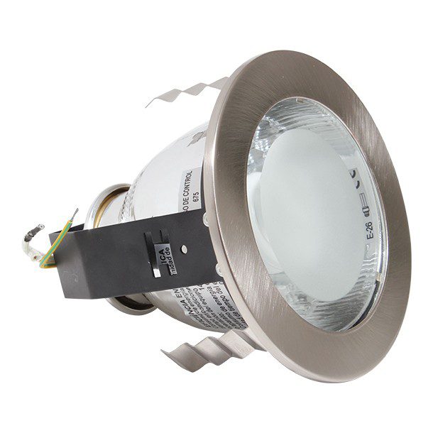 LUMINARIO 5" EMPOTRADO FIJO 15W NÍQUEL