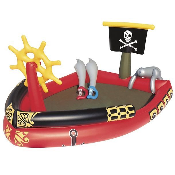 ALBERCA INFLABLE DE PIRATA 1.90 CM X 1.40 CM X 96 CM