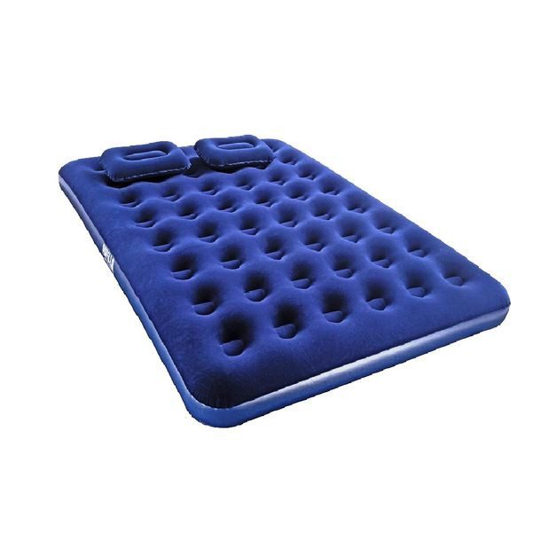 CAMA INFLABLE QUEEN C/2 ALMOHADAS Y BOMBA 203 CM X 152 CM