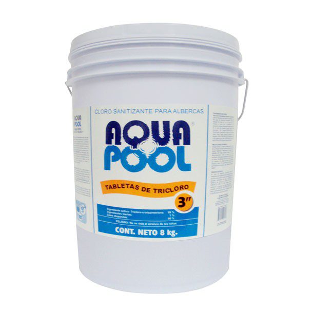 TABLETA DE TRICLORO 3" 8 KG