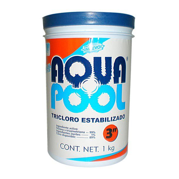 TABLETA DE TRICLORO ESTABILIZADO 3" 1 KG