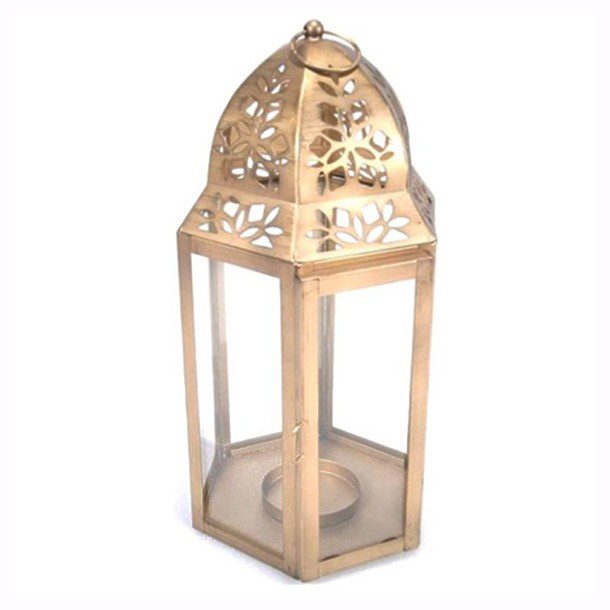 FAROL DE HIERRO DORADO