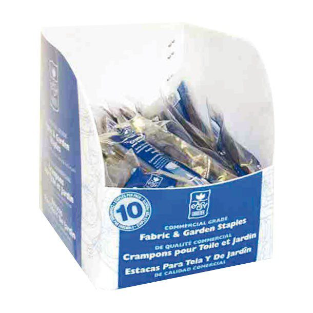 GRAPAS DE METAL PARA TELA 10 PIEZAS