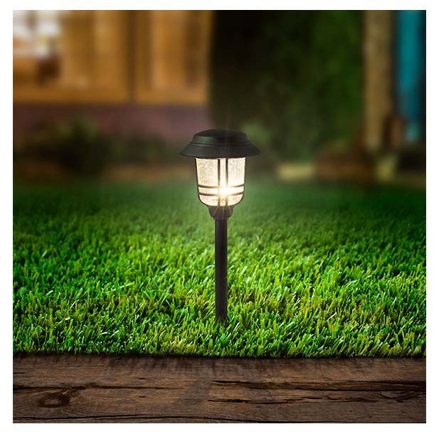 ESTACA BAJO VOLTAJE LED NEGRO MISIO