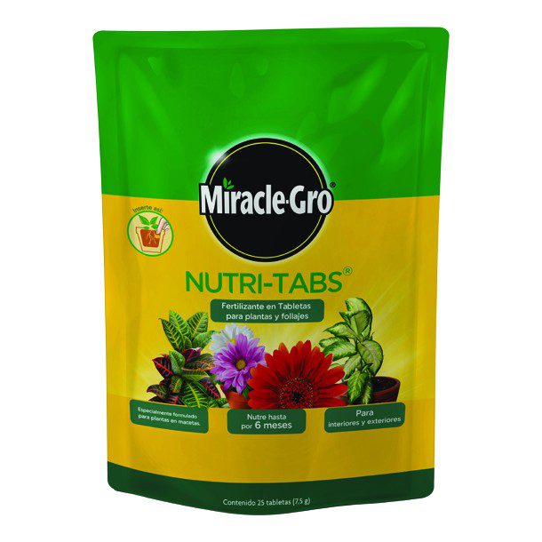 FERILIZANTE EN TABLETAS PARA PLANTAS Y FOLLAJE