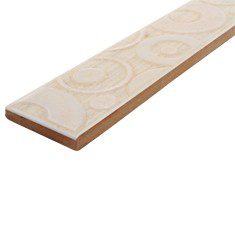 CENEFA VOLGA MARFIL 5X33 CM ML DALTILE