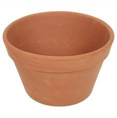 MACETA BÁSICA BARRO NATURAL 13