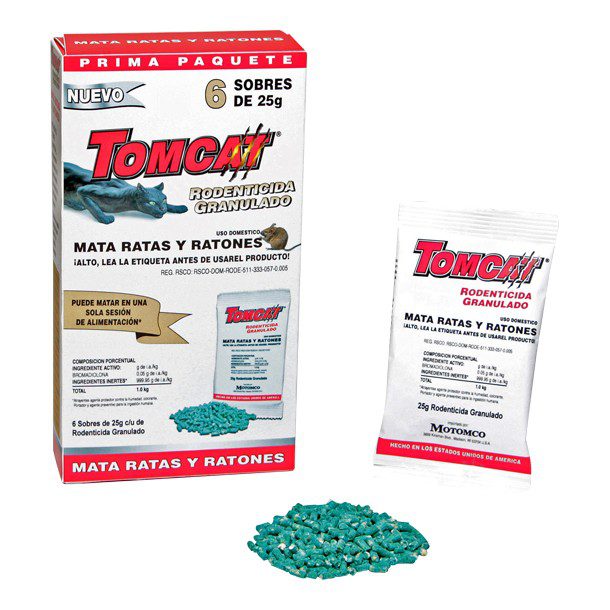 RODENTICIDA PELLET TOMCAT 150