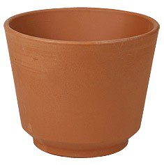 MACETA VASI BARRO NATURAL 11"