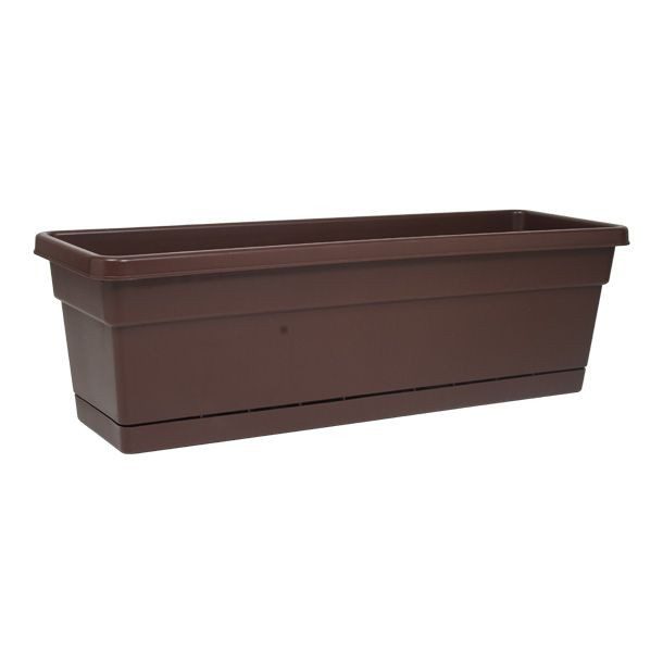 MACETA JARDINERA 24" CHOCOLATE