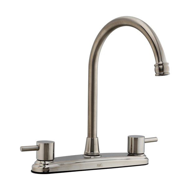 MEZCLADORA PARA COCINA DANTE 8" SATÍN