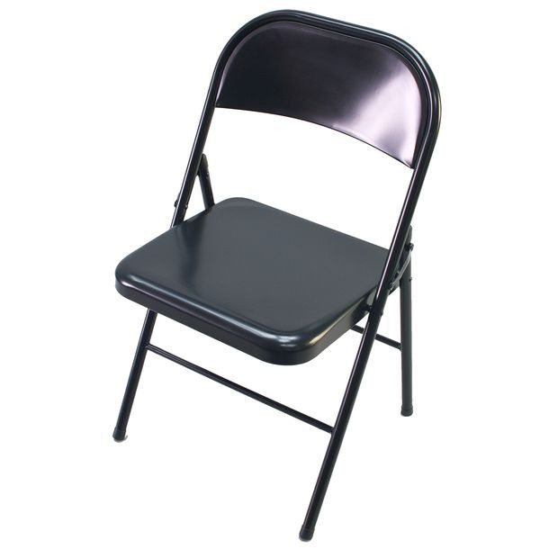 SILLA PLEGABLE NEGRA