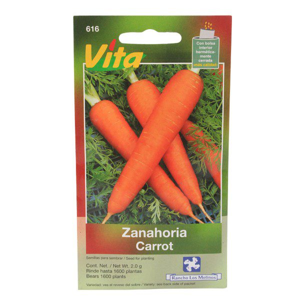 SEMILLAS DE ZANAHORIA DE COLMAR COGOLLO 616