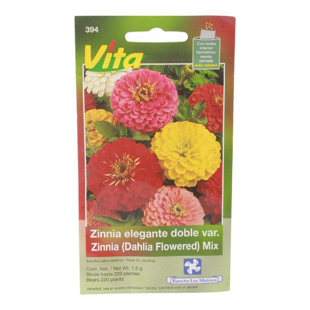 ZINNIA ELEGANTO DOBLE VARILLA