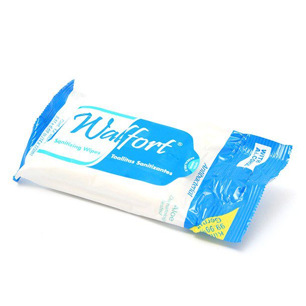 TOALLITAS SANITIZANTE CON ALCOHOL