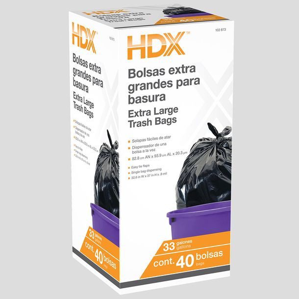 40 BOLSAS BASURA EXTRA GRANDE SOLAPA