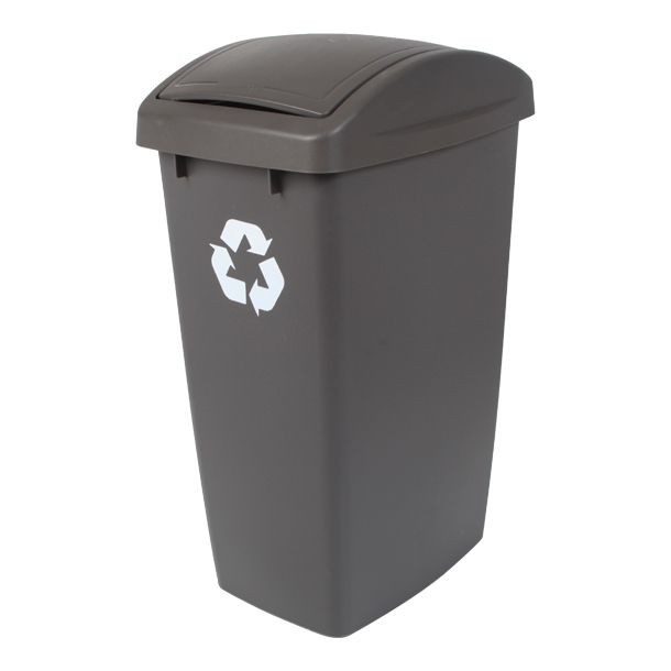 BOTE PARA BASURA 47 L TAPA ABATIBLE