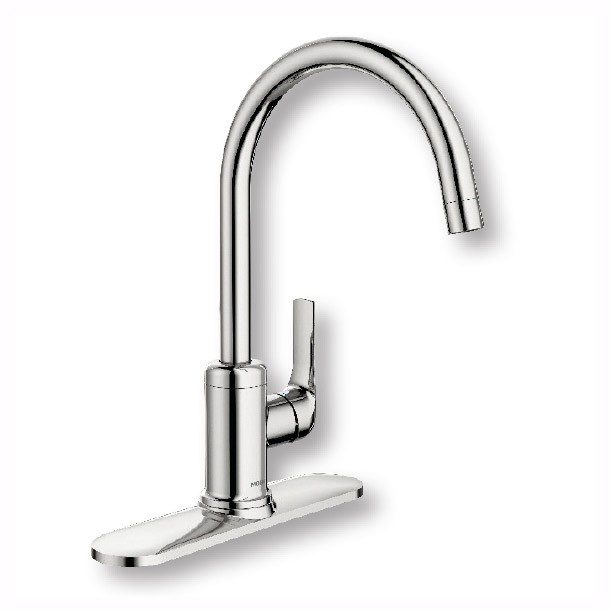 MEZCLADORA MONOMANDO PARA COCINA CHARMANT ACERO INOXIDABLE