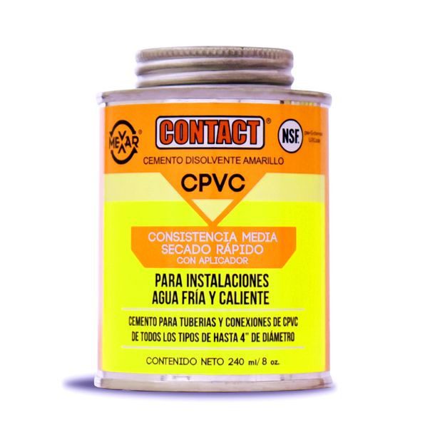 CEMENTO CONTACT CPVC 8 OZ 240 ML