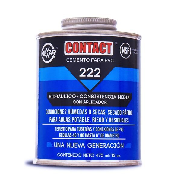 CEMENTO CONTACT PVC AZUL 16 OZ 474ML