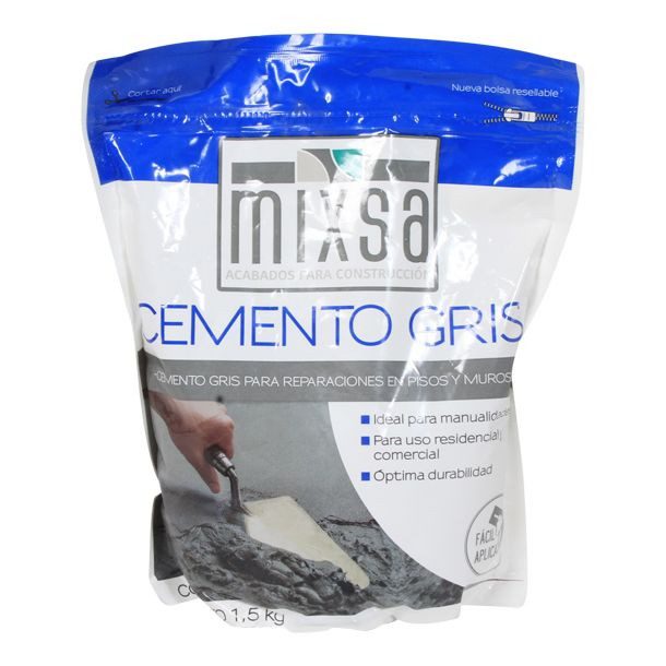 CEMENTO GRIS 1.5 KG