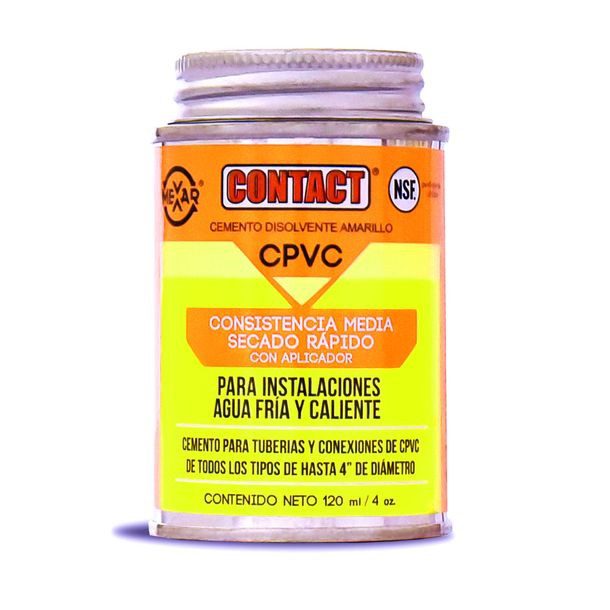 CEMENTO CONTACT CPVC 4 OZ 120 ML