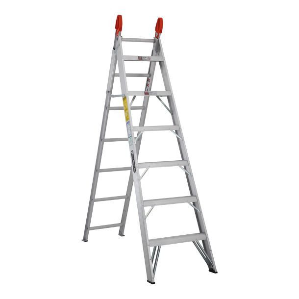 ESCALERA CONVERTIBLE ALUM T-II DE 13'