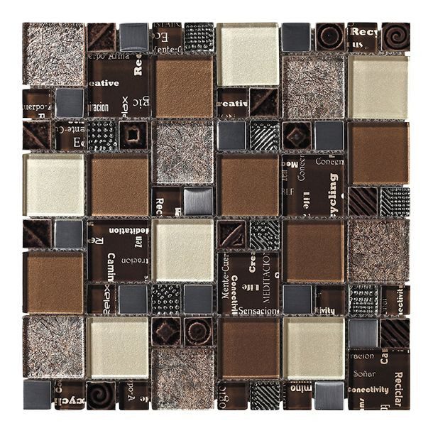 MALLA CARNAVAL BROWN 30X30CM PZ