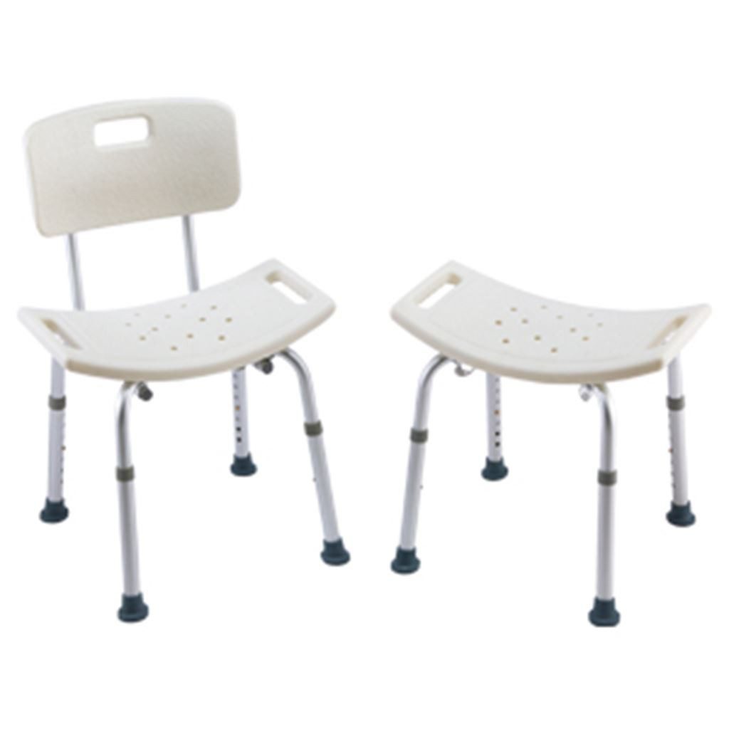 BANCO DUCHA RIDER NO PLEGABLE CON RESPALDO DESMONTABLE