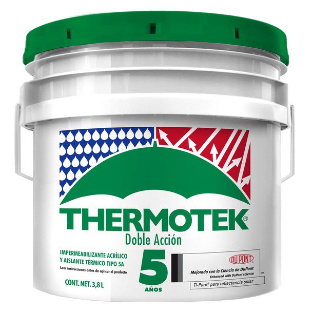 IMPERMEABILIZANTE THERMOTEK DOBLE ACCIÓN TERRACOTA 5 AÑOS