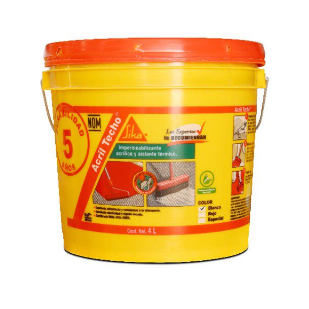ACRIL TECHO ROJO 5 ANOS GALON 4.72 KG