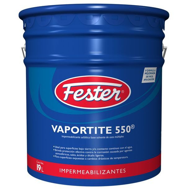 IMPERMEABILIZANTE ASFÁLTICO FESTER VAPORTITE 19L
