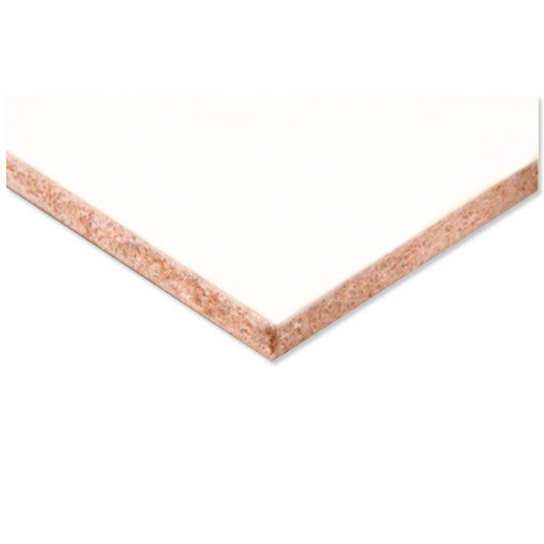 MELÁMINA BLANCA 2 CARAS 1/2"""