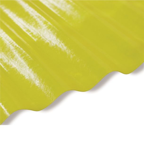 LAMINA TRANSLÚCIDA T4 AMARILLA 2.54 X 1.2 M