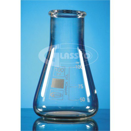 MATRAZ ERLENMEYER CUELLO ANCHO - GLASSCO
