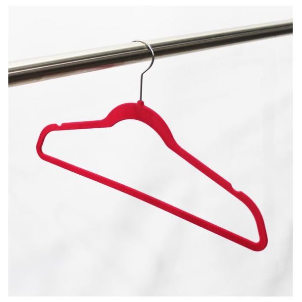 GANCHOS ATERCIOPELADOS FRESA 10PZ