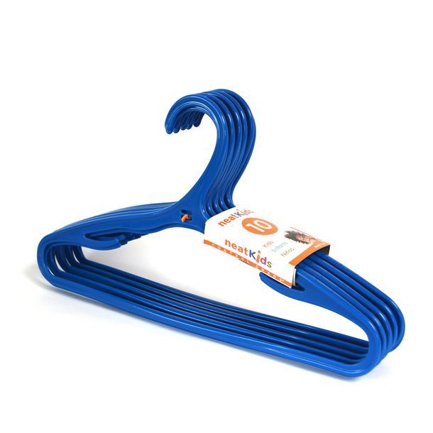 GANCHO PARA ROPA AZUL 12 PIEZAS