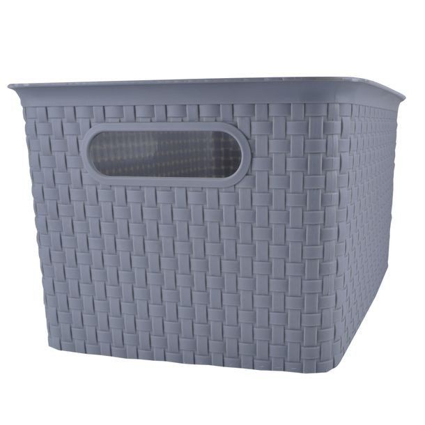 GAVETA PLÁSTICO GRANDE GRIS