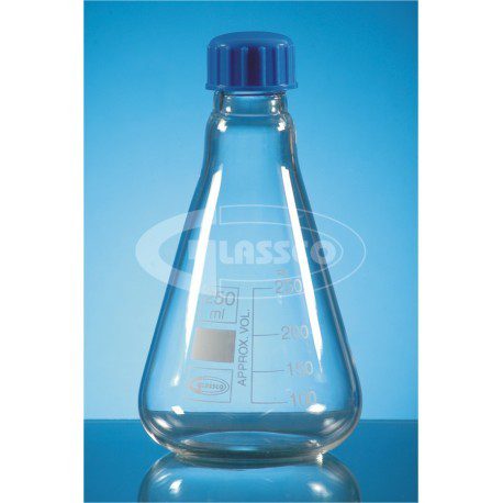 MATRAZ ERLENMEYER CON TAPON ROSCA - GLASSCO
