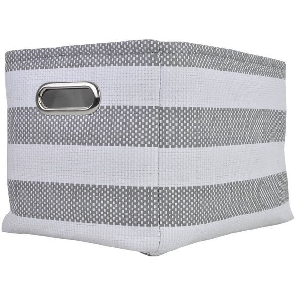 GAVETA GRANDE COMBINADA GRIS Y BLANCO