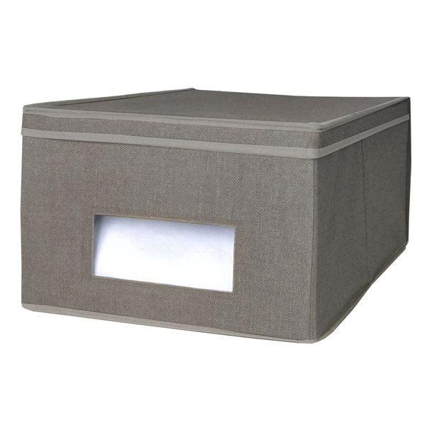 CAJA P.ALMACENAR CAFÉ CON VENTANA 40X50X25CM