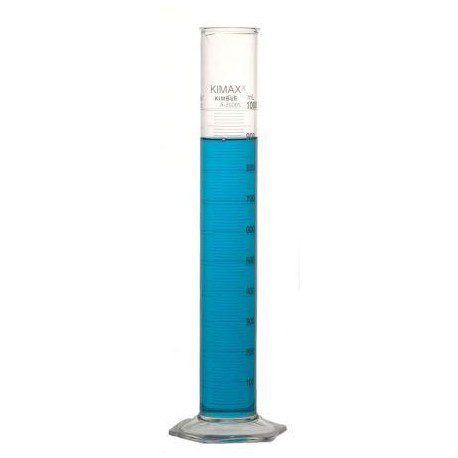 PROBETA,ESCALA METRICA BLANCA, VIDRIO - KIMAX