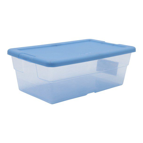 CAJA 5.7L AZUL 34.6X21X12.4 CM